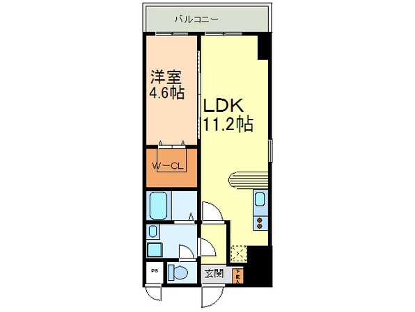 フォレシティ新栄の物件間取画像